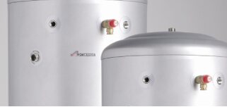 Two Worcester hot water cylinders